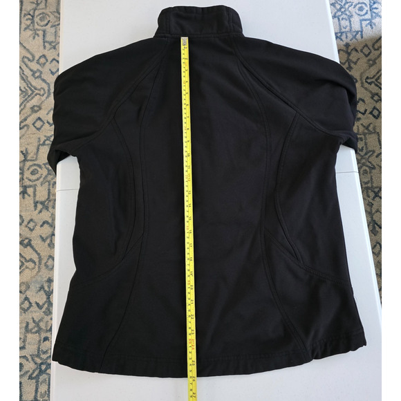 Double Diamond Jacket Women's L Black Full Zip Up Fleece Lined Soft Shell - Picture 11 of 16